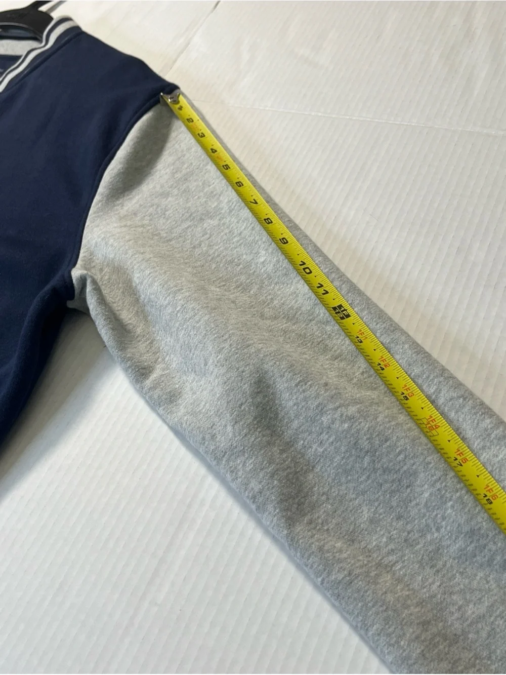 Champion Authentic ActiveWear Jammex Navy Blue Gray jacket Large